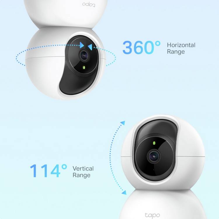 Tapo 1080p HD pan tilt security camera (British brand)