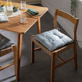 Habitat Chambray seat cushions pack of 2 duck egg 40cm, UK version