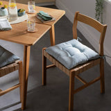 Habitat Chambray seat cushions pack of 2 duck egg 40cm, UK version