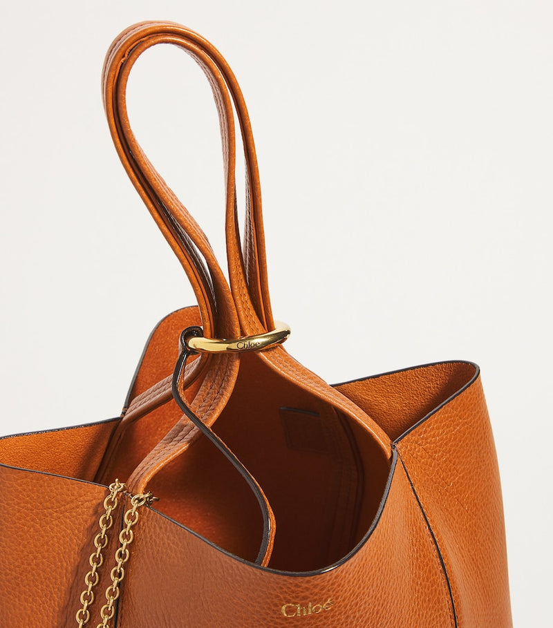 Chloé medium calfskin Spin tote bag, UK version