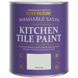 Argos Rust-Oleum Kitchen Tile Satin Paint - Winter Grey 750ml- Buy online at McGrocer