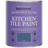 Rust-Oleum kitchen tile gloss paint Ink Blue 750ml - British product