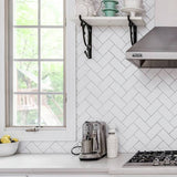 Rust-Oleum kitchen tile paint satin finish Chalk White 750ml, UK version