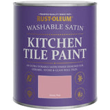 Rust-Oleum Kitchen Tile Paint Dusky Pink 750ml (British brand)