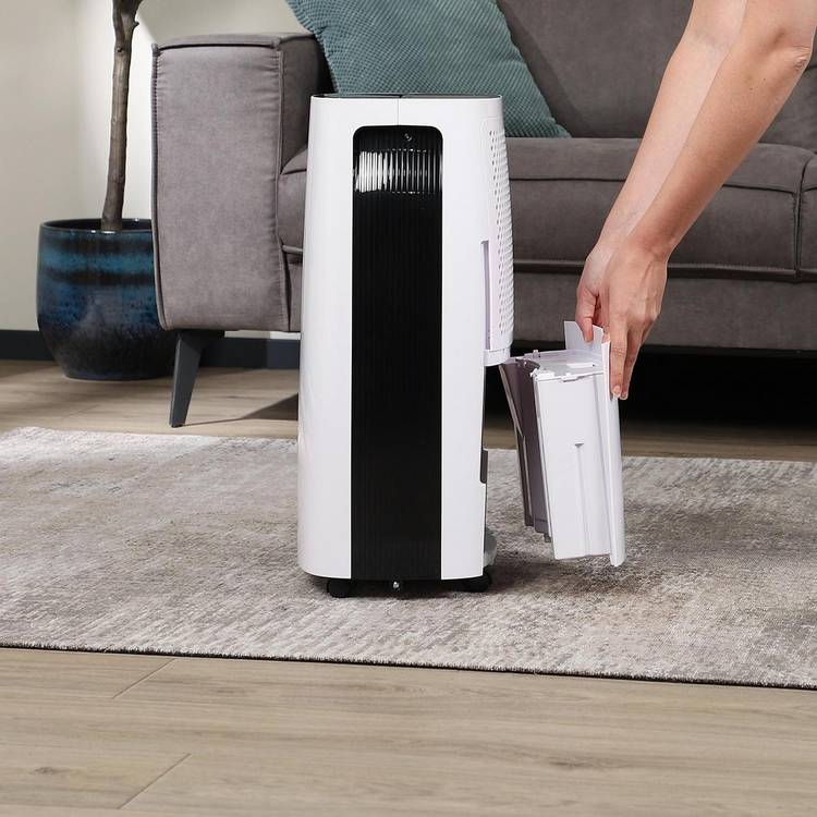 Princess 16L dehumidifier portable castor wheels - British product