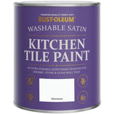 Rust-Oleum Kitchen Tile Satin Paint Moonstone 750ml, UK version