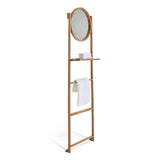 Habitat towel ladder and mirror natural mango wood, imported from the UK