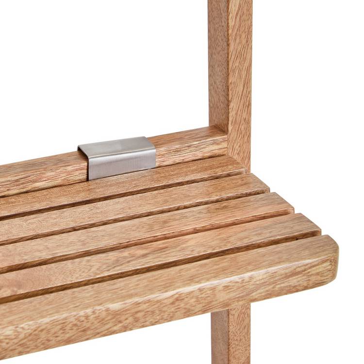 Habitat towel ladder and mirror natural mango wood, imported from the UK
