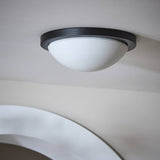 Argos Argos Home Aspley Bathroom Flush to Ceiling Light - Black- Buy online at McGrocer