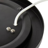 Argos Home black bathroom flush ceiling light 28cm, imported from the UK