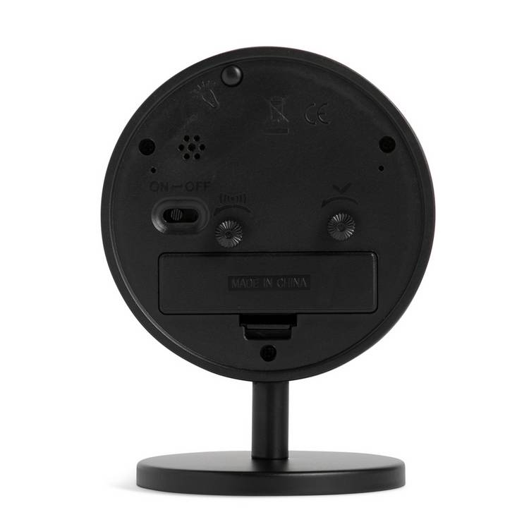 Habitat analogue alarm clock black, imported from the UK