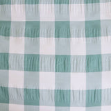 Argos Home seersucker bedding set blue check single, UK version