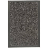 Mighty Mats grey short pile doormat 60x40cm - British product