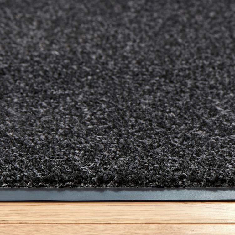 Mighty Mats grey short pile doormat 60x40cm - British product