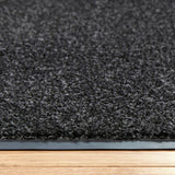 Mighty Mats grey short pile doormat 60x40cm - British product