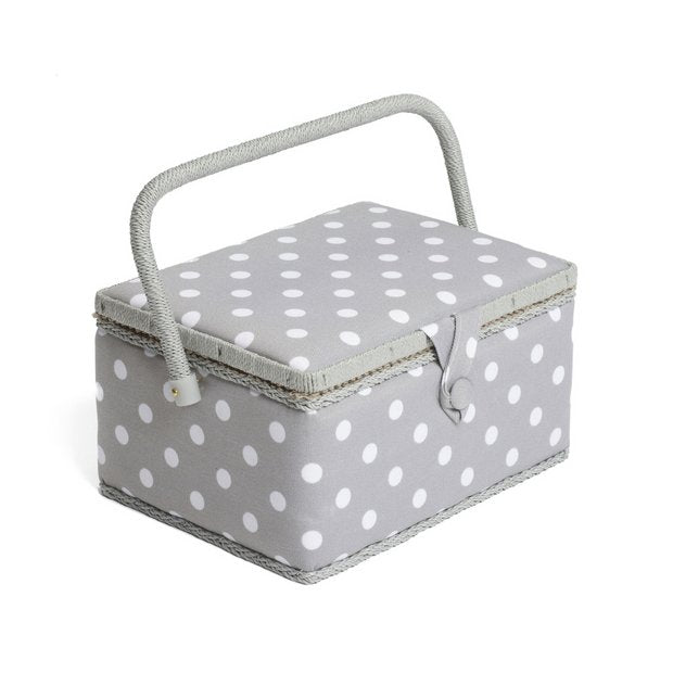 Hobby Gift sewing box medium grey, imported from the UK