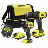 Stanley Fatmax V20 cordless combi driver kit, imported from the UK