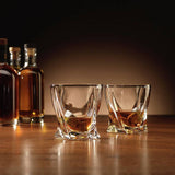 Argos Menkind Twisted Glass Tumblers Set of 2 with Ice Stones 500ml- Buy online at McGrocer