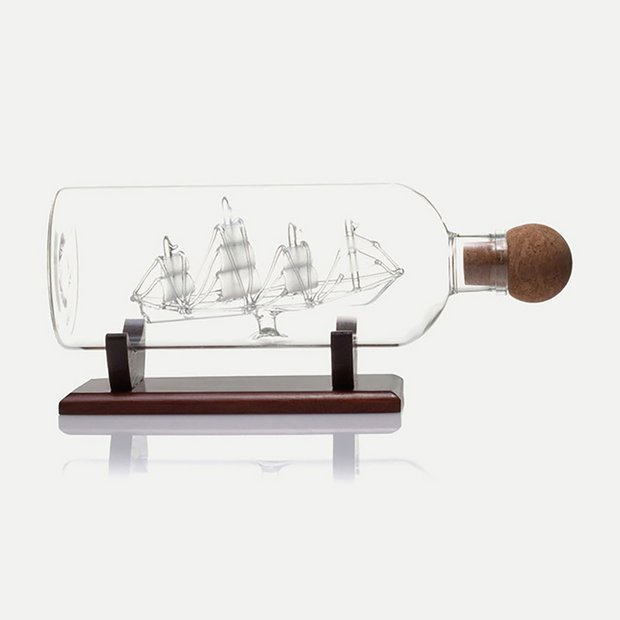 Menkind ship in a bottle decanter 750ml (British brand)