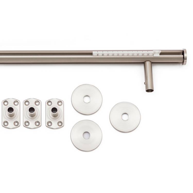 Argos Home chrome curtain track 200cm, imported from the UK