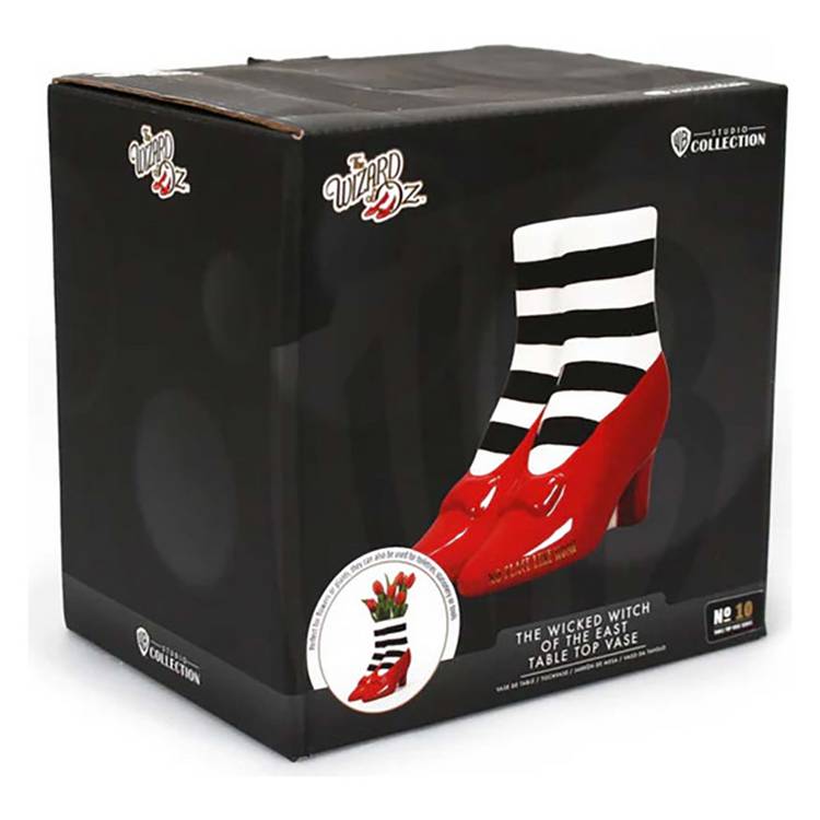 Menkind Wizard of Oz ruby slippers vase H17cm, UK version
