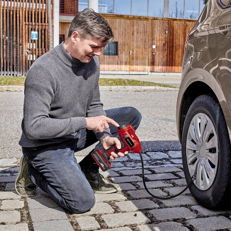 Einhell cordless tyre air compressor 160 PSI (British brand)