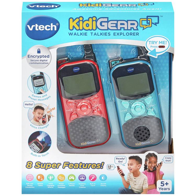 VTech Kidigear walkie talkies explorer toy, UK version