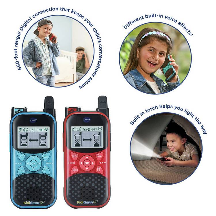 VTech Kidigear walkie talkies explorer toy, UK version