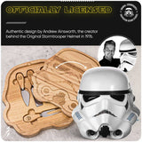 Stormtrooper 3D cheeseboard and knife set, UK version