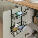 Argos Argos Home 2 Tier Over Door Storage Organiser - Black, H39xW28.7xD12.3cm- Buy online at McGrocer