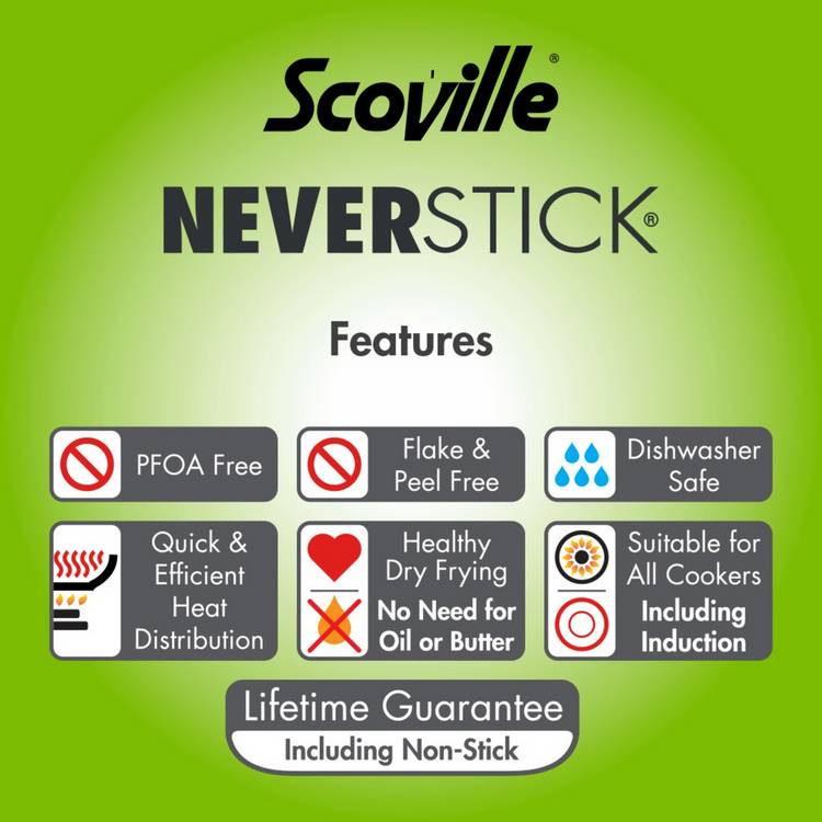 Scoville Neverstick Kadai Pan 28cm, UK version