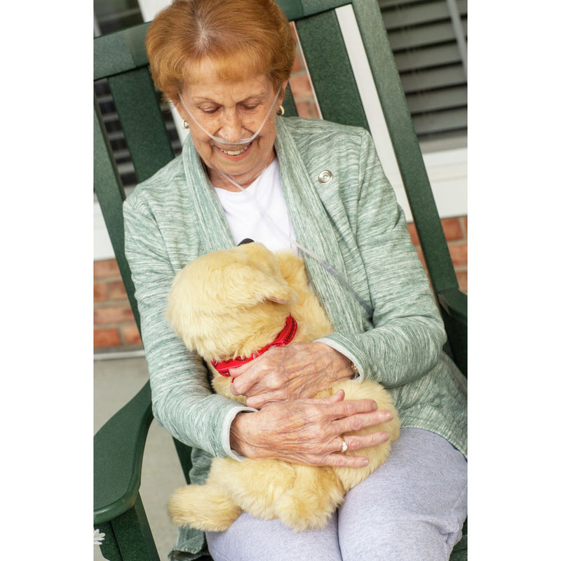 Joy For All golden robotic companion dog (British brand)