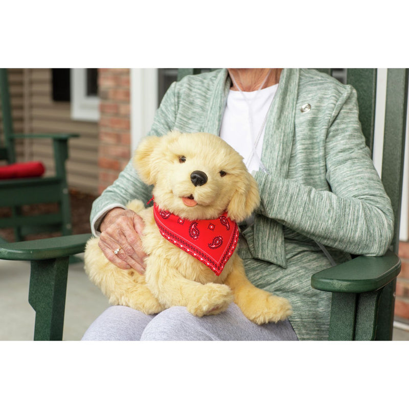 Joy For All golden robotic companion dog (British brand)