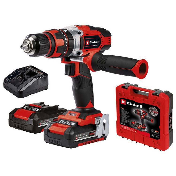 Einhell cordless combi hammer drill 18V - British product