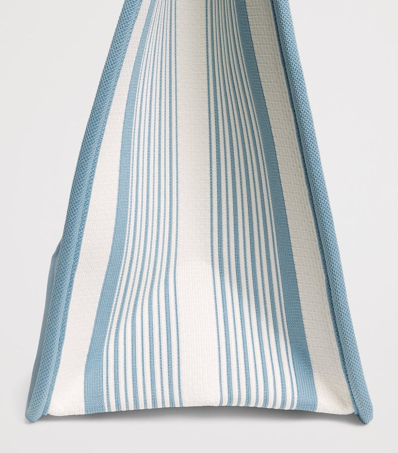 Harrods medium geometric tote bag in cotton, UK version