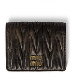 Miu Miu small Matelassé leather wallet nappa - British product