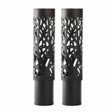 GTX solar bollard light 2-pack for pathways (British brand)