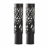 GTX solar bollard light 2-pack for pathways (British brand)