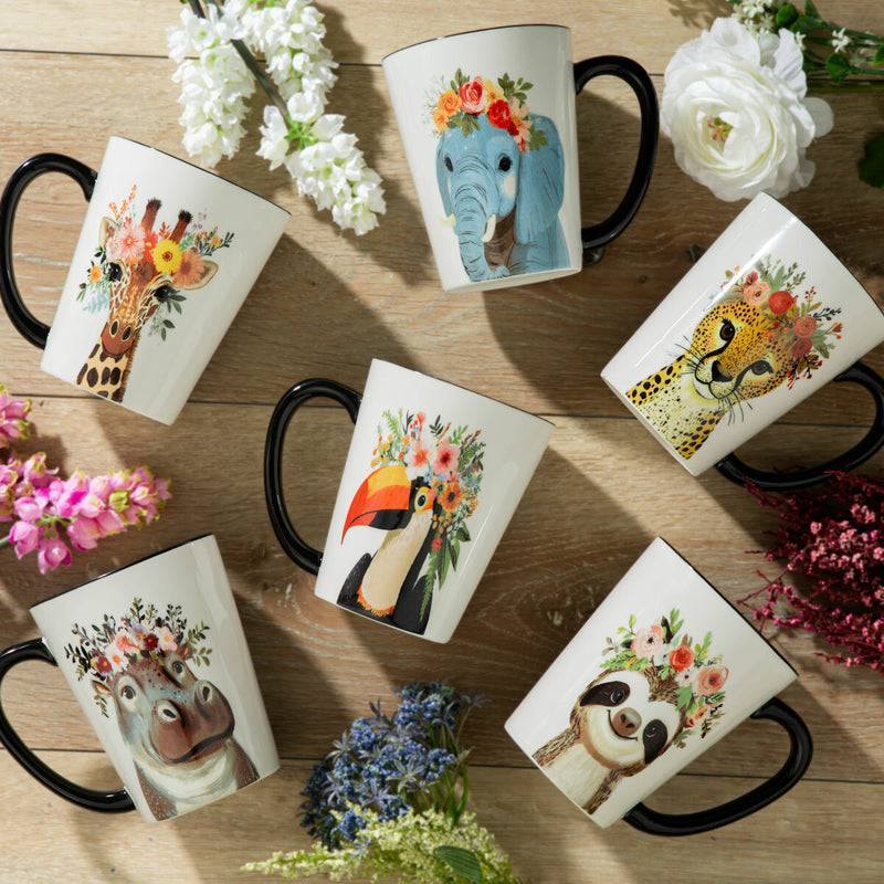 Signature Housewares animal mugs set 6 pack 483ml each (British brand)