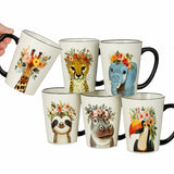 Signature Housewares animal mugs set 6 pack 483ml each (British brand)