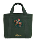 Harrods cotton canvas horse tote bag, imported from the UK