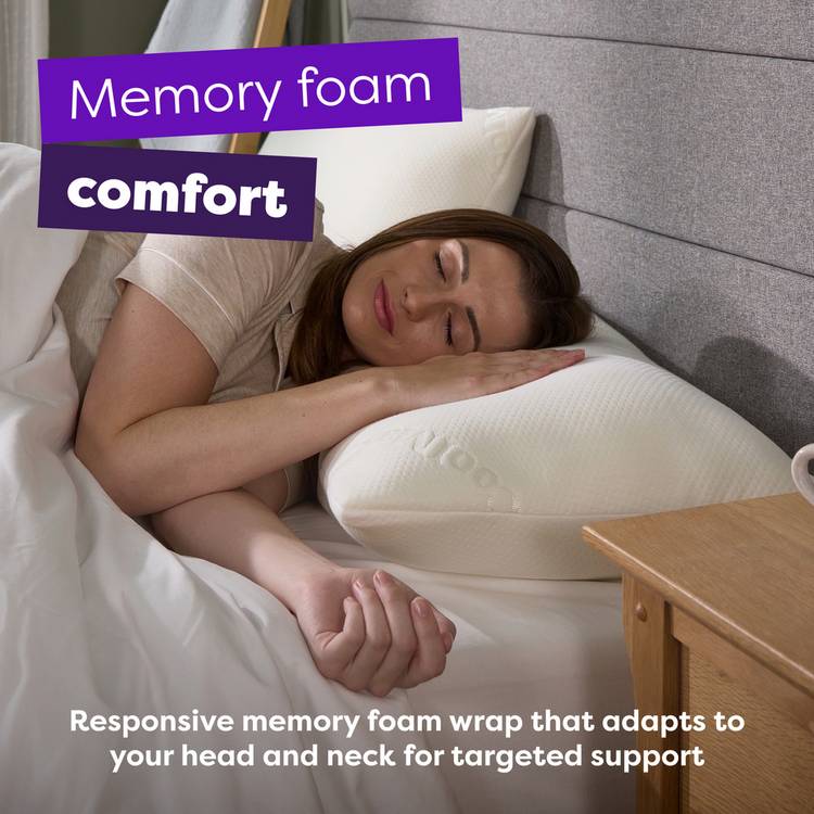 Slumberdown Cool Max memory pillow L74x48cm (British brand)