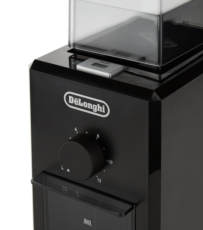 De'Longhi Burr coffee grinder with matte finish (British brand)