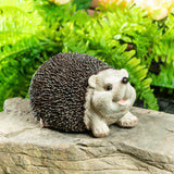 Evergreen hedgehog family statues polystone, imported from the UK