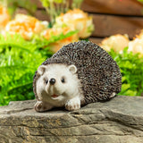 Evergreen hedgehog family statues polystone, imported from the UK