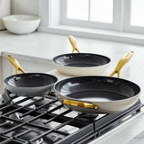 Costco UK GreenPan Jewel 3-Piece Ceramic Frying Pan Set- Buy online at McGrocer