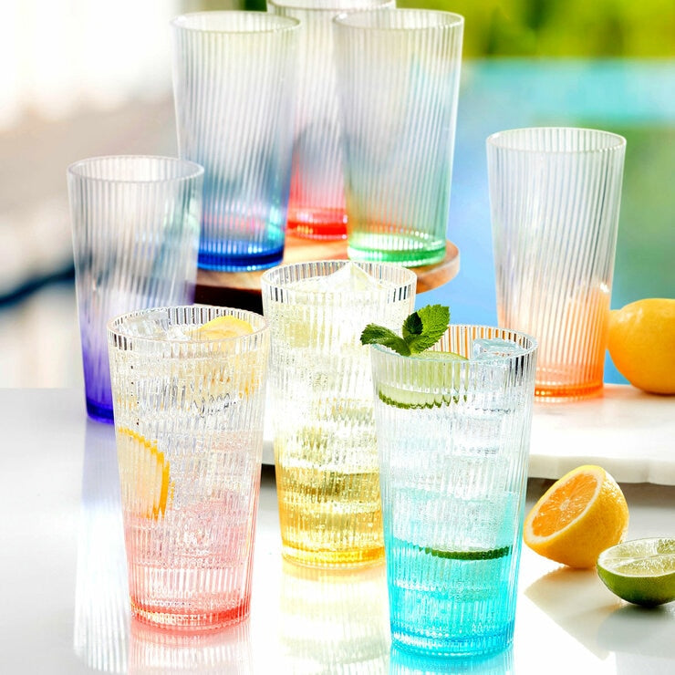 Pandex ombre tumblers 651ml 8-pack (British brand)