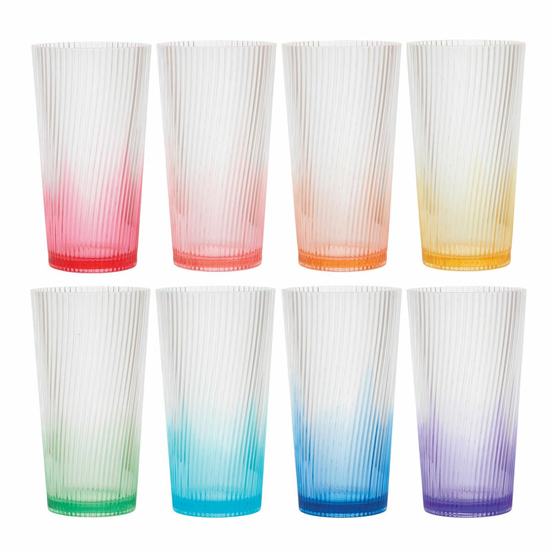 Pandex ombre tumblers 651ml 8-pack (British brand)