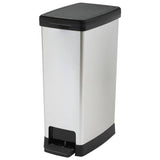 Argos Moda 40 Litre Slim Pedal Bin - Silver- Buy online at McGrocer