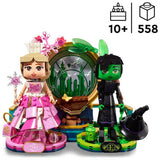 LEGO Wicked Elphaba and Glinda figures set, UK version